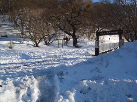 姫百合駐車場より登山口
