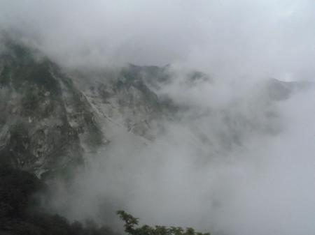 ガスがでてきた