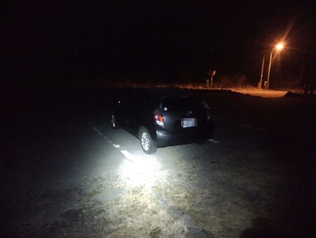 十里木登山口の駐車場まで下ってきた。まあこの時間なのでもう駐車している車はなかった。お疲れ様でした