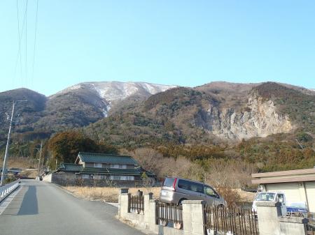 上のほうは積雪