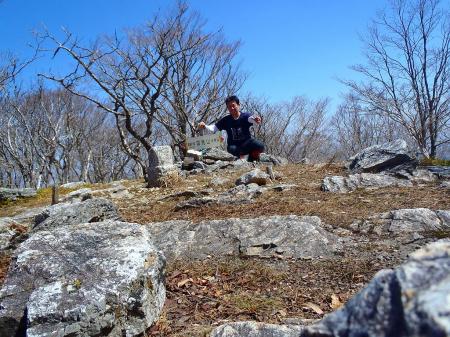 今回のメイン山頂なので記念撮影