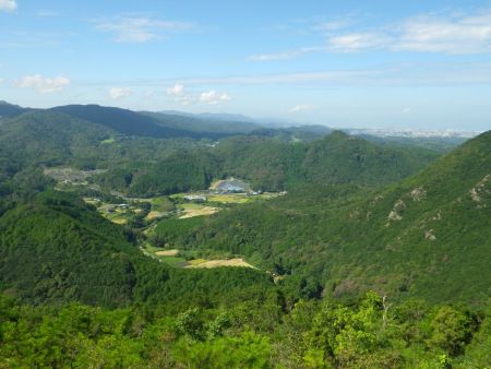 こっちは南側の展望。もうかなり大阪の南部あたりも見えてるのかな！？