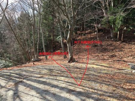 ここですぐ水尾別れまでいってもいいのですが、せっかくなのでP745のホテル跡地もいってみる