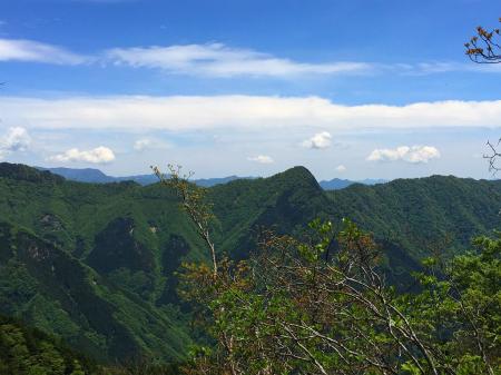 先週登った行者還岳
