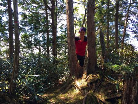 バリゴヤの頭(1580m)に到着