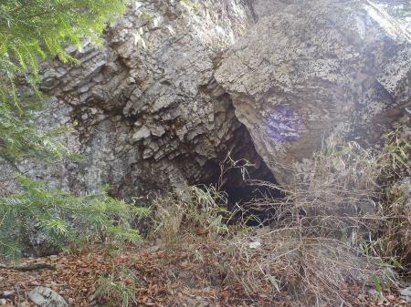 迫力岩が出現してくる