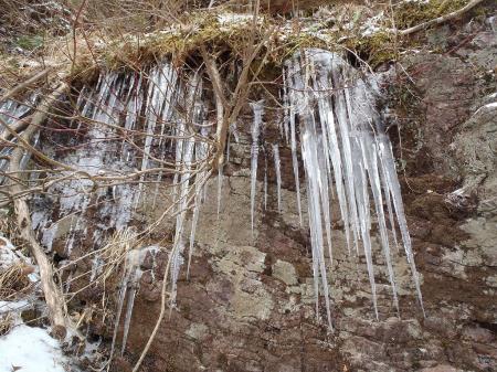 つららが時折見える