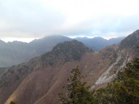 稲村ヶ岳、山上ヶ岳方面