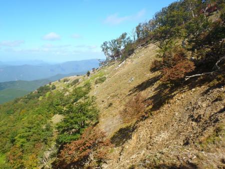 ようやくいい感じの展望のところにでた
