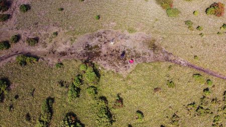 ここからはフトウガ峰の山頂でのドローンによる空撮