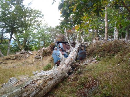 下山時にタイタンを撮影