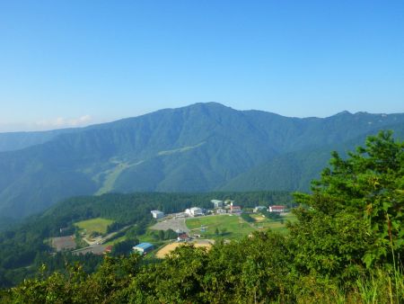 氷ノ山がよく見えた。天気と景色は抜群だね