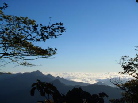 大普賢岳と雲海