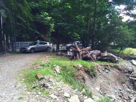 行者還トンネル東口に到着