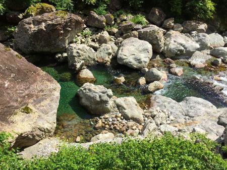 帰りの国道307号線から沢が綺麗だったのでパシャッ