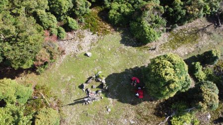 ここからはドローンによる空撮