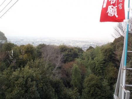 星田妙見宮からの展望