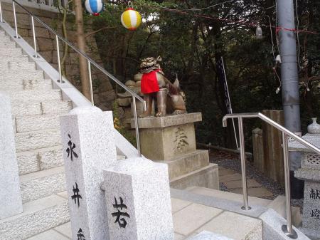 最後の階段途中より右の星田園地方面へ