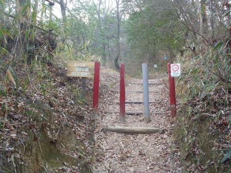 ここからほしだ園地に入る