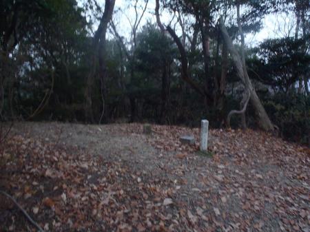 星田山頂の三角点