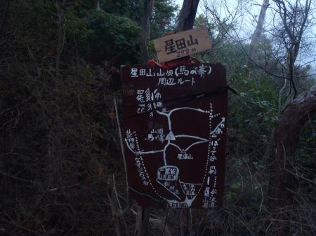 星田山(278m)に到着
