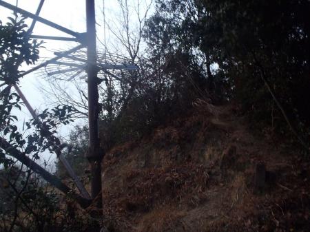 少し戻り星海山の鉄塔方面へ