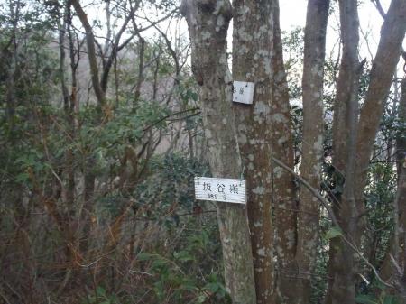 抜谷嶺(185.6m)に到着