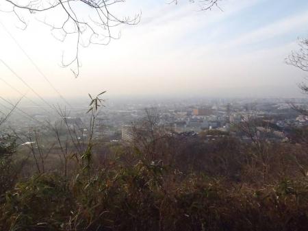 今日は霞んでいるけど、ここからも夜景も撮影した