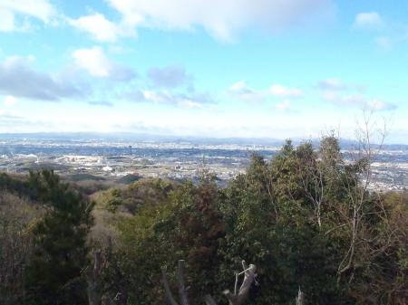 北山師岳(269.5m)より展望をみる。今日は大気もいいし天気もいい