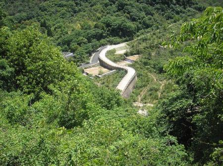 あっちはダムのほうかな！？