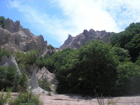 登ることはできないくらいの砂山といった感じ
