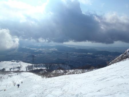 風がでてきてはけてきた