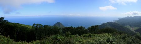 日本海側の景色をパノラマにしてみた