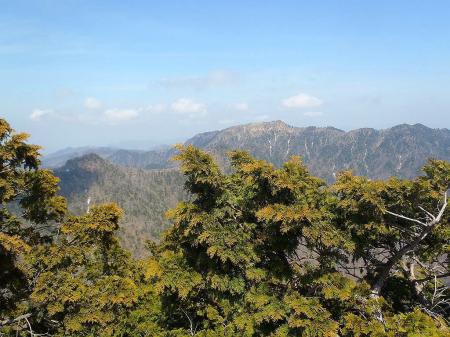 山上ヶ岳方面