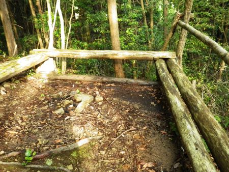 ここに休憩所があった。病み上がりということもあって、ここで15分くらいの中休憩をとることにした。ここから急な直登になるのでしっかり休憩しておくことにした