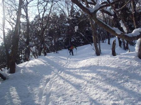 ここから20cmほど沈み込む。かなりしんどい