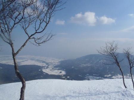 展望がよくなり白蛇が見える