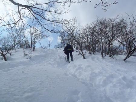 最後はちょい急登