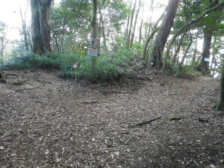 行場の辻。ここが分岐点で順路としては左側から下っていって右側から戻ってくる。右側から下るのはどうやら禁止のようだ