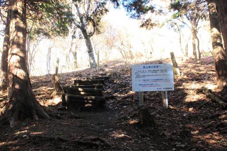 ここまでくると観音峰展望台の手前