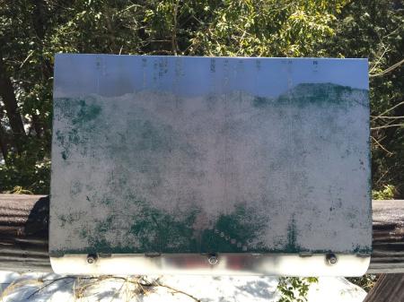 第一展望台のこの看板はすでにわかりにくくなっていた