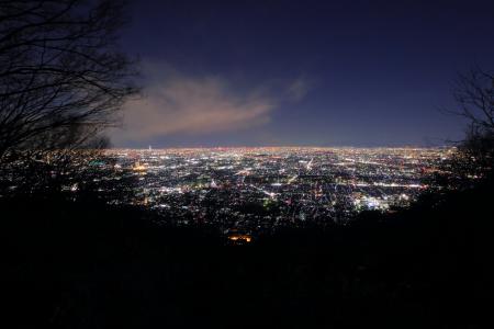 展望台付近からの夜景