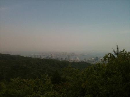 神戸方面の展望