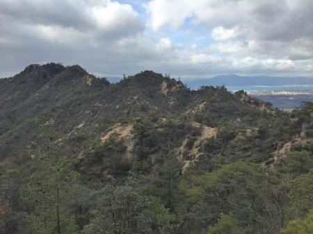 いい感じの稜線