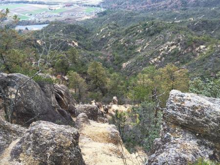 低いながらも景色はグッド