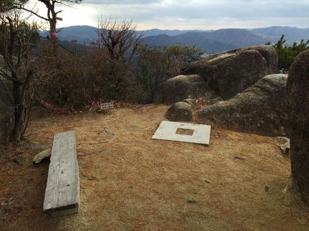 堂山の山頂に到着