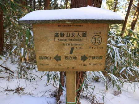 楊柳山まであと0.2km地点まできた。もうすぐだけど長い0.2kmだったら嫌な感じだなっと思っていた