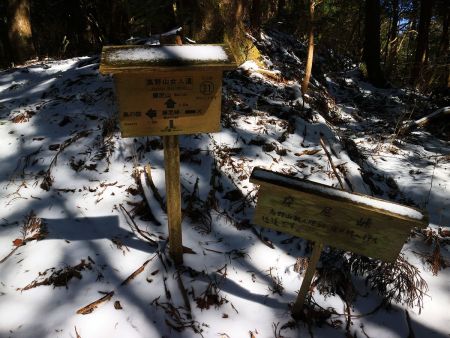 摩尼峠から1.3kmということはまだ摩尼山から0.4kmしかきてなかったのか！？