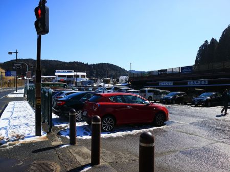 中の橋駐車場に戻ってきた。本日もお疲れ様でした