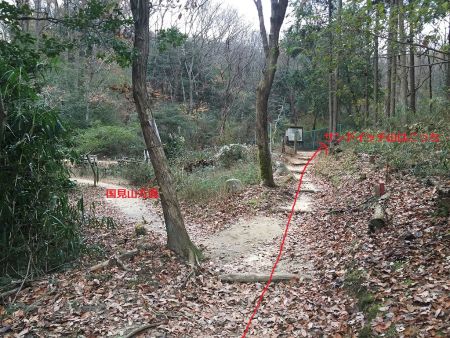 ここで、時間に少し余裕があったので以前いけなかったサンドイッチ山を目指すことにした